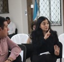 Female participant at GDDF Guatemala watch party