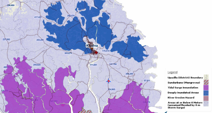 Mapping Climate Change Vulnerability in Bangladesh with QGIS, TileMill, and CartoCSS
