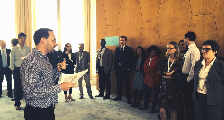 Nick Martin at 2014 UN Summer Academy