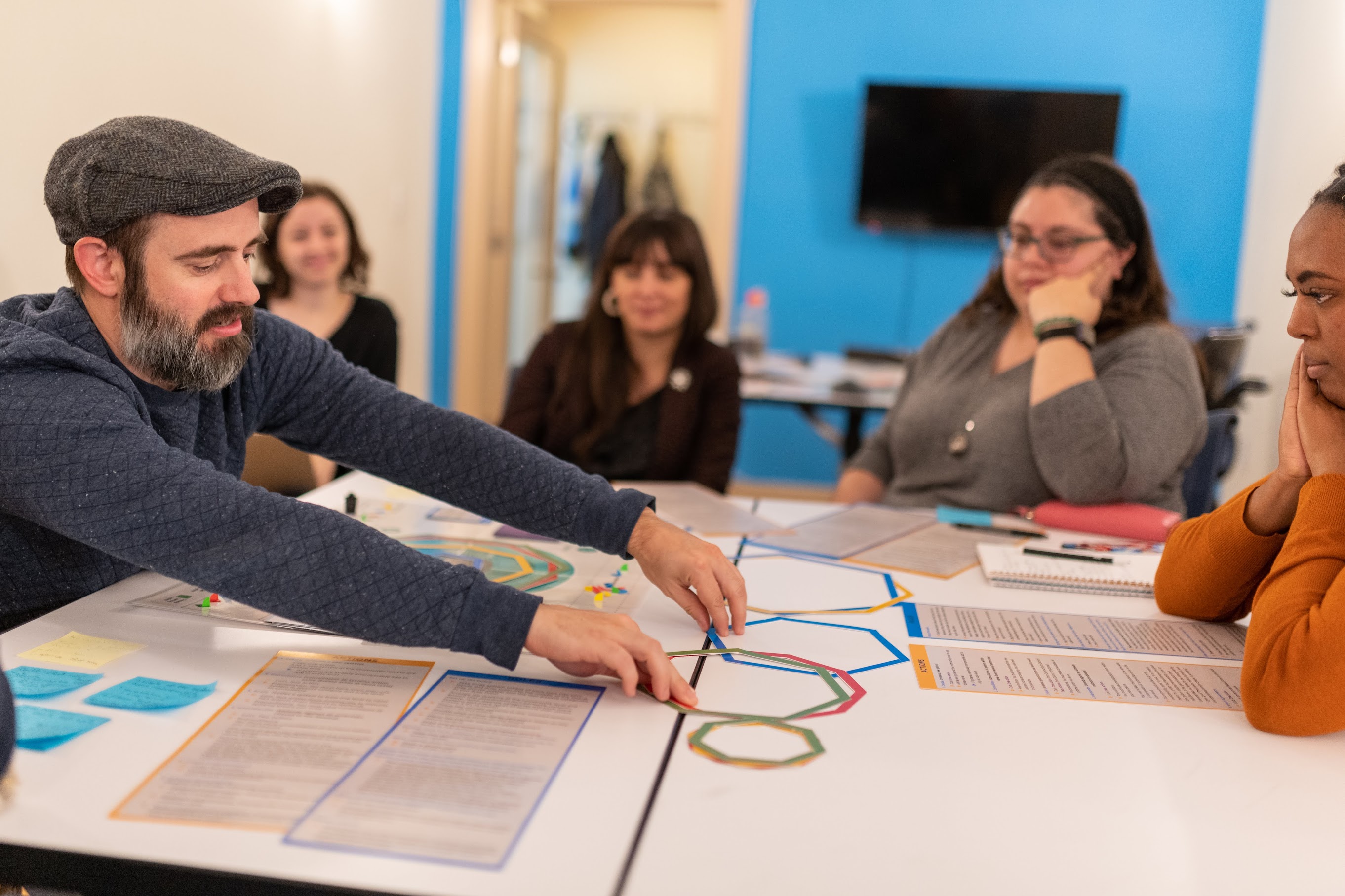 The TechChange team in a workshop