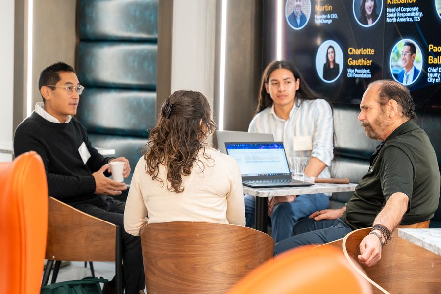 Small-group breakout conversation