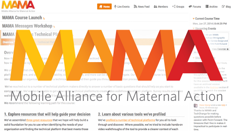 MAMA: Mobile Alliance for Maternal Action