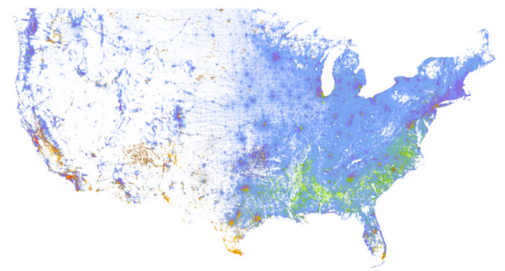 USA Racial Dot Map