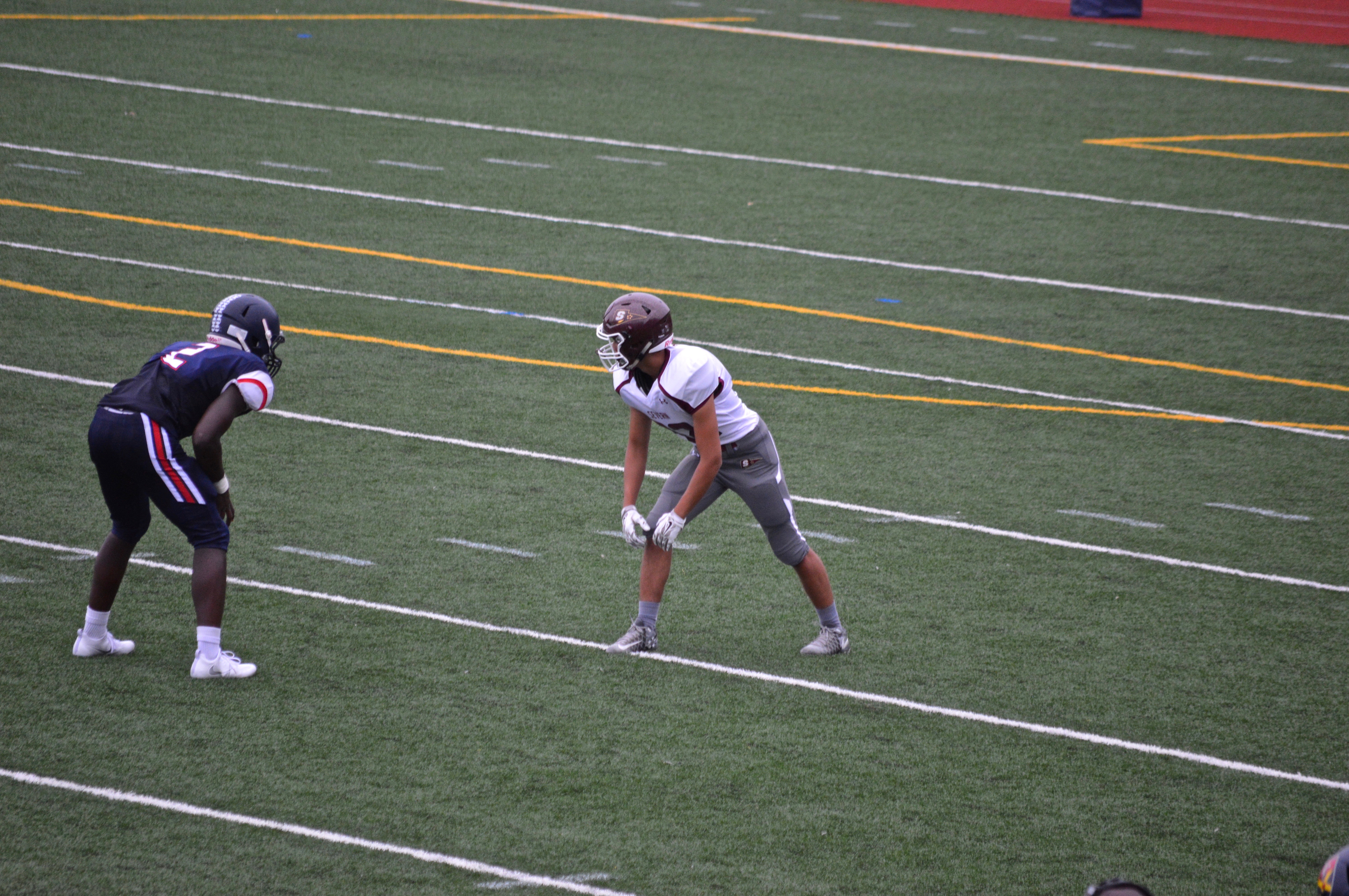 Playing Wide Receiver for Severn